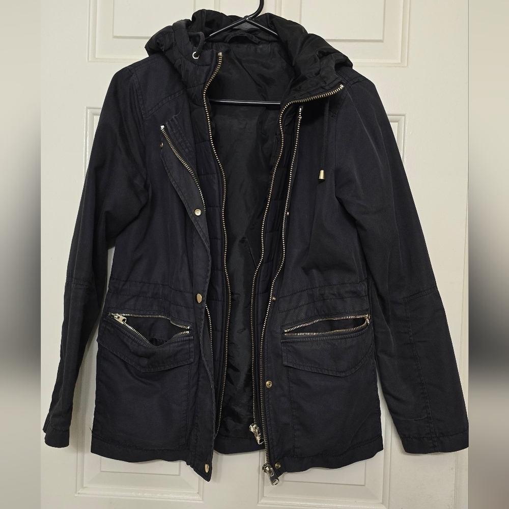 Topshop double zip jacket